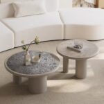 Gaoliang coffee table high-end modern round OEM/ODM(KF298)