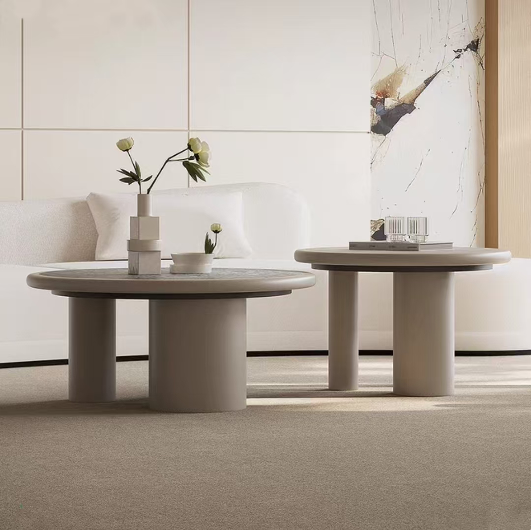 Gaoliang coffee table high-end modern round OEM/ODM(KF298)