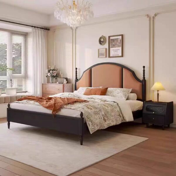 Gaoliang Bed Modern Antique Wooden OEM/ODM (MC24)