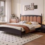 Gaoliang Bed Modern Nordic Solid Wood OEM/ODM (MC25)