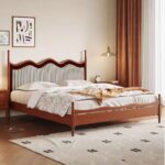 Gaoliang Bed French Nordic Wooden OEM/ODM (MC28)