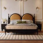 Gaoliang Bed French Style Wooden OEM/ODM (MC37)