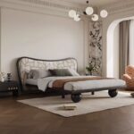 Gaoliang Bed Modern Solid Wood Style OEM/ODM (MC41)