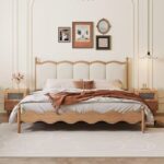 Bed Nordic Cream Style OEM/ODM (MC48)