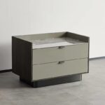 Gaoliang Nightstand Luxury Modern Bedside Table OEM/ODM (NT28)