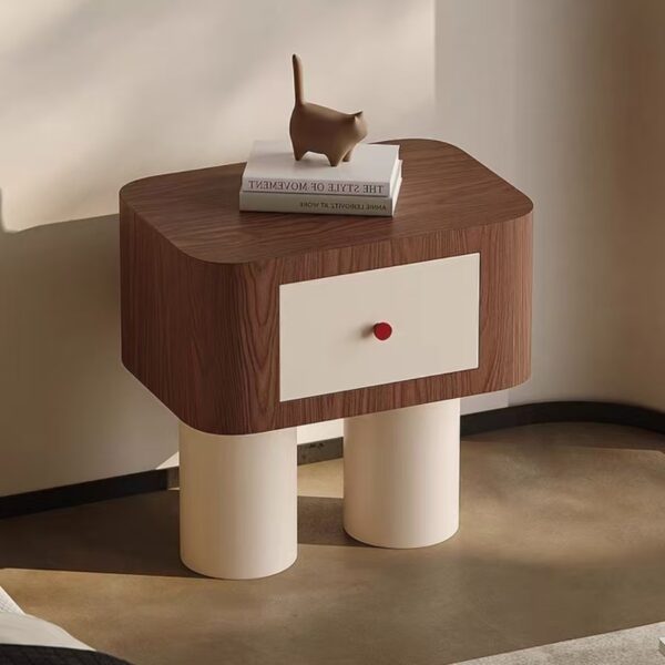 Gaoliang Nightstand Table Nordic Style Wooden Bedside Table OEM/ODM (NT42)