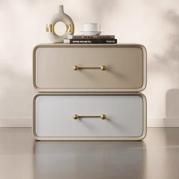 Gaoliang Nightstand Table Modern Wooden Storage Bedside Table OEM/ODM (NT43)