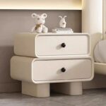 Gaoliang Nightstand Table Nordic Style Wooden Bedside Table OEM/ODM (NT47)