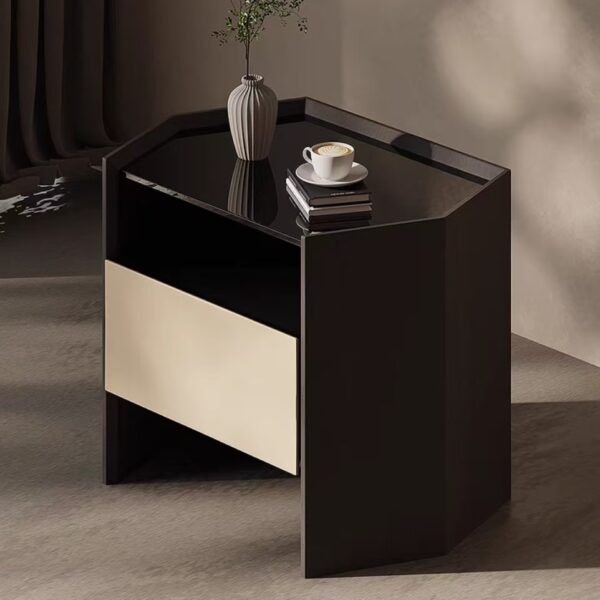 Gaoliang Nightstand Table Italian Style Modern Bedside Table OEM/ODM (NT49)