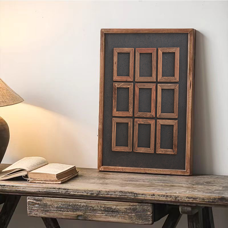 wall decor modern painting wooden frame picture home wall decoration OEM/ODM