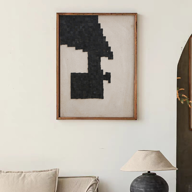 wall decor modern painting wooden frame picture home wall decoration OEM/ODM