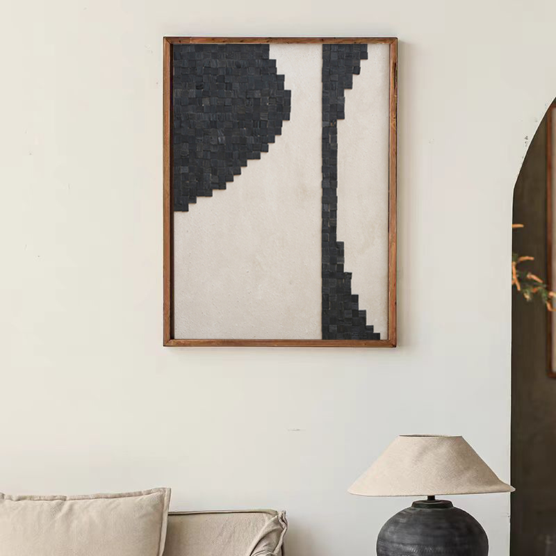 wall decor modern painting wooden frame picture home wall decoration OEM/ODM