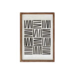 Gaoliang Wall Paintings Black Stripe Hand Painting Wall Art OEM/ODM (QH43)