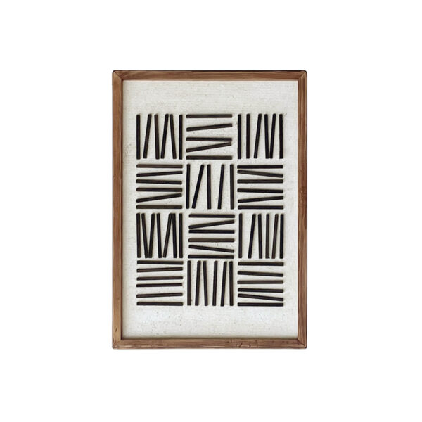 Gaoliang Wall Paintings Black Stripe Hand Painting Wall Art OEM/ODM (QH43)