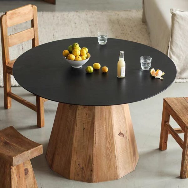 Gaoliang dining table Nordic round minimalist OEM/ODM (CZ203)