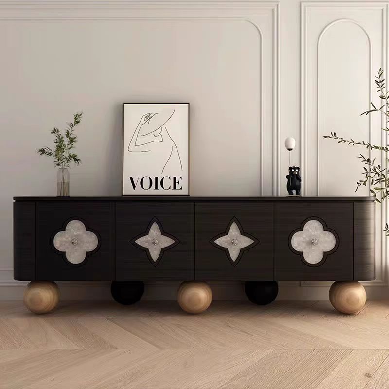 Gaoliang TV Stand Solid Wood Retro TV Cabinet OEM/ODM (KF308)
