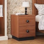 Gaoliang Night Stands Bedroom Wood Storage Cabinet OEM/ODM (NT57)