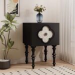 Gaoliang Night Stand With Storage Vintage Bedside Table Cabinet OEM/ODM (NT59)