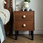 Gaoliang Nightstand Bedroom Wood Storage With Drawers OEM/ODM (NT64)