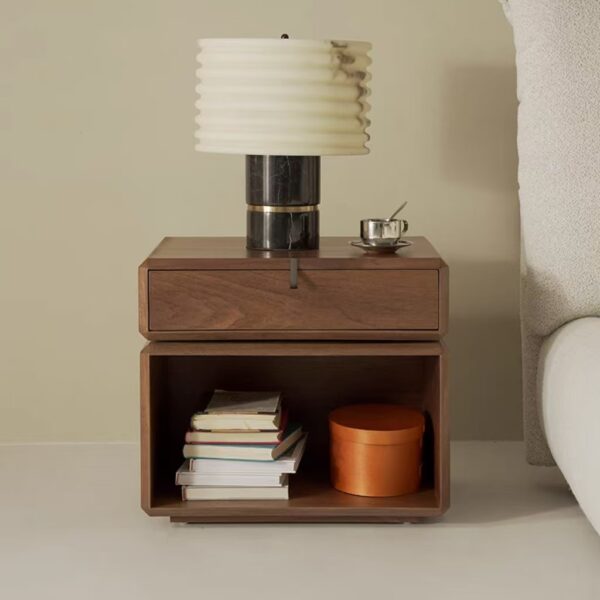 Gaoliang Nightstand Bedside Table Bedroom With Drawers OEM/ODM (NT65)