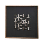 Gaoliang Wall Decor Wooden Abstract Art Painting OEM/ODM (QH29)