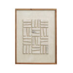 Gaoliang Wall Paintings Craftsman Abstract Hand Painting Wall Art OEM/ODM (QH55)