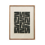 Gaoliang Wall Paintings Simple Modern Wood Framed Wall Art OEM/ODM (QH57)
