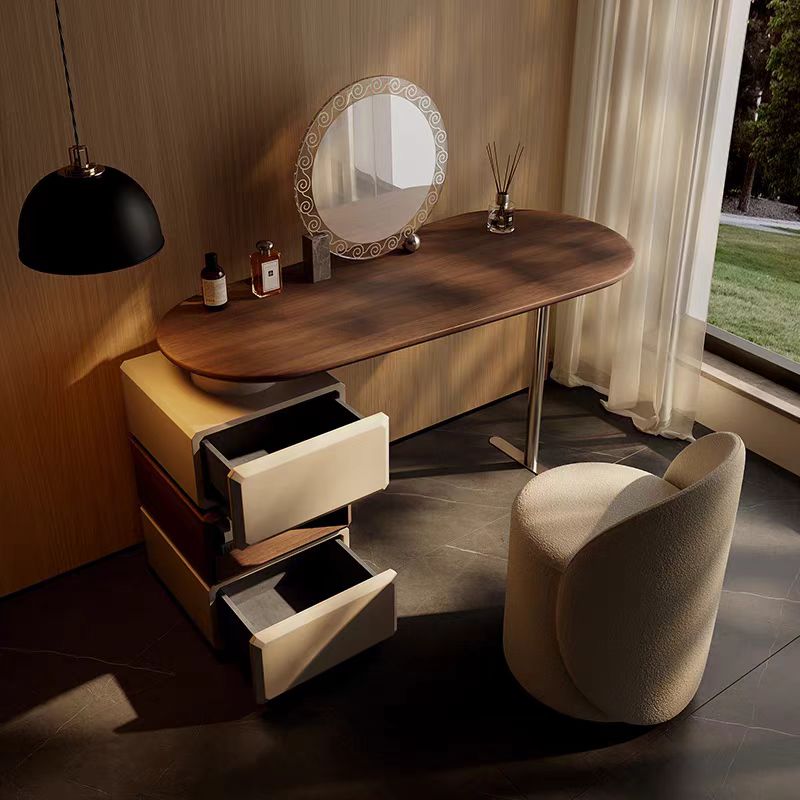 Gaoliang Dressing Table Makeup Vanities With Storage For Bedroom OEM/ODM (ZT07)