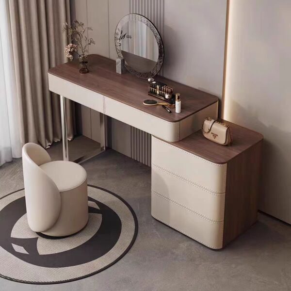 Gaoliang Makeup Vanities With Storage Wooden Dressing Table OEM/ODM (ZT09)