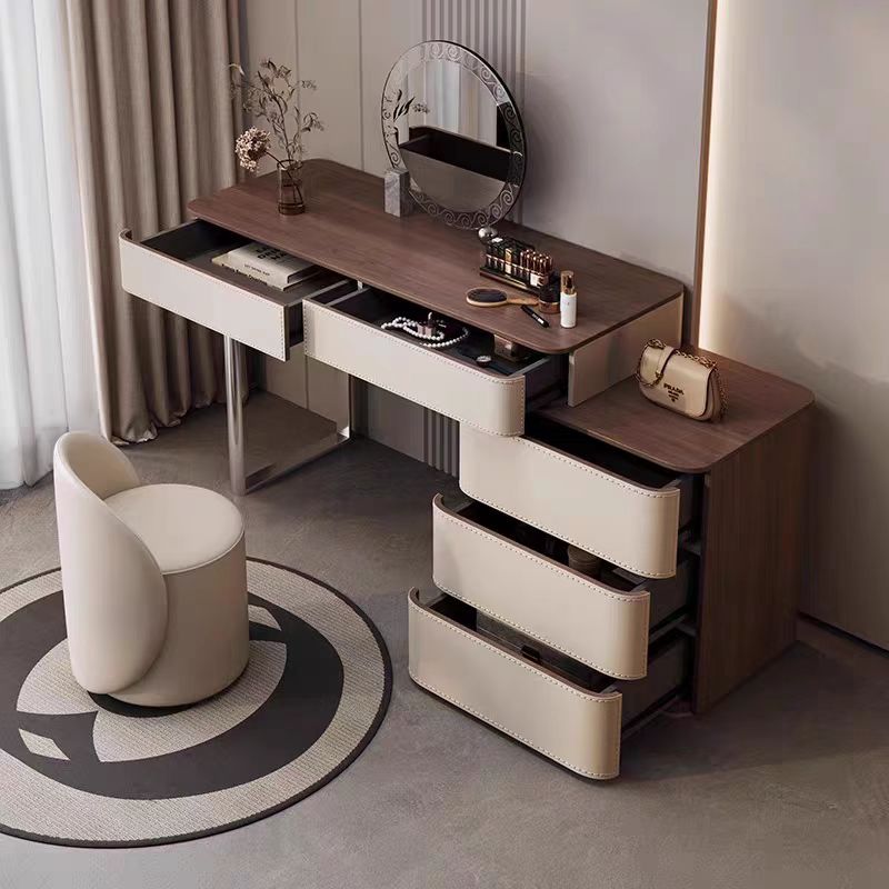 Gaoliang Makeup Vanities With Storage Wooden Dressing Table OEM/ODM (ZT09)