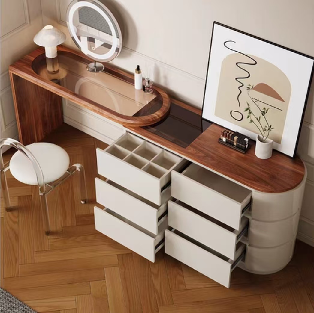 Gaoliang Makeup Vanities Desk With Storage Dressing Table OEM/ODM (ZT10)