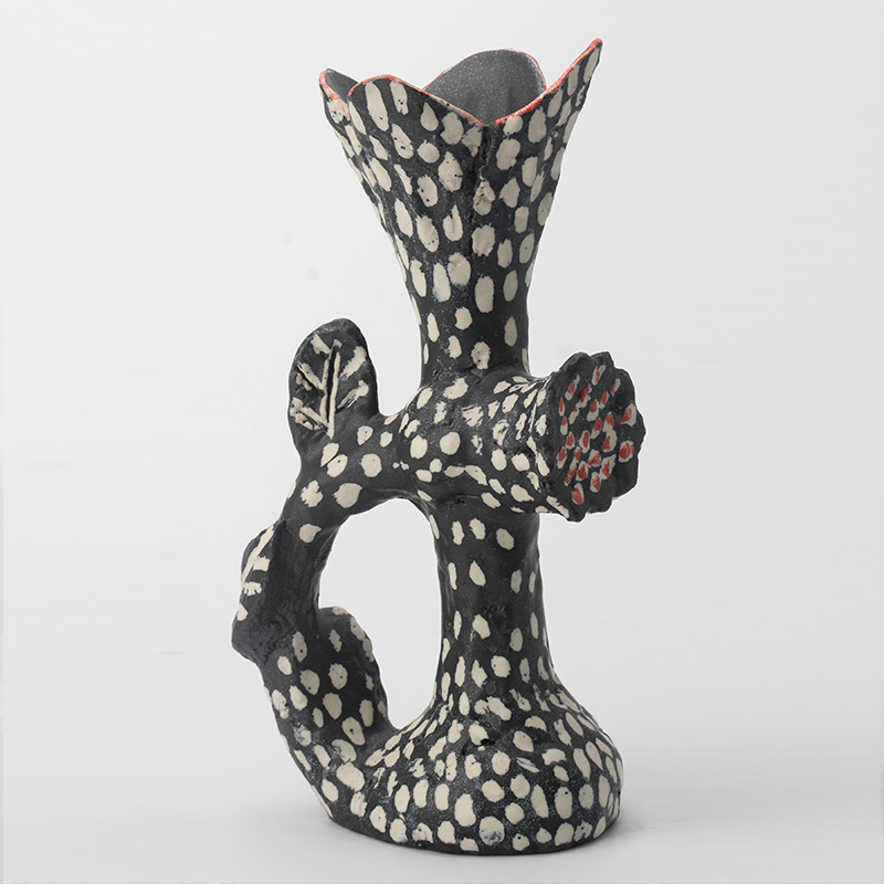 Gaoliang Ceramic Vases Simple Modern Irregular Shape Accessories OEM/ODM (CML419)