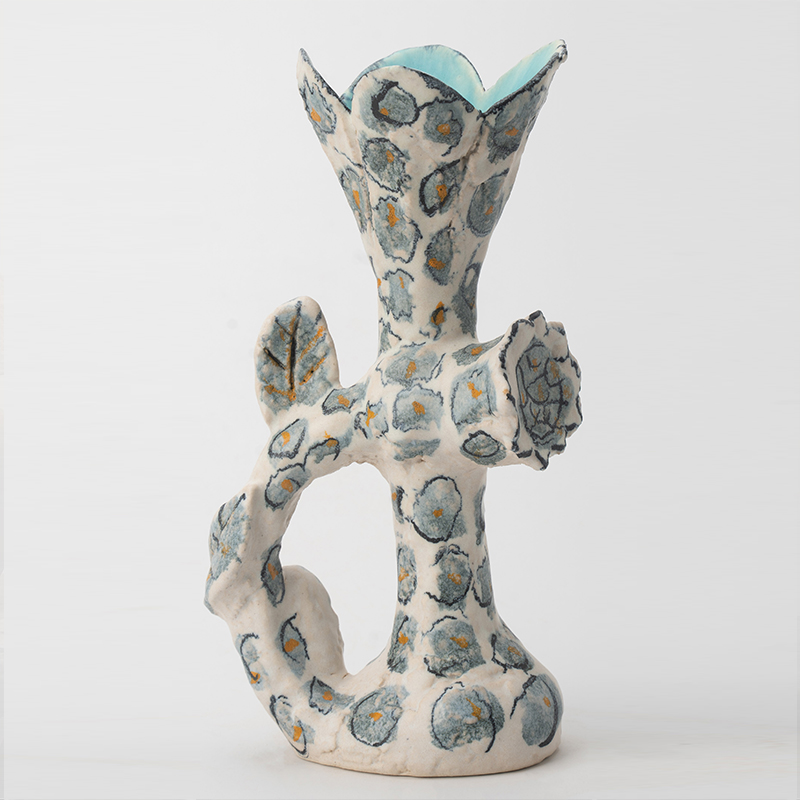 Gaoliang Ceramic Vases Unique Art Geometric Ornament For Decorative Items OEM/ODM (CML424)