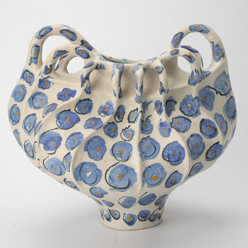 Gaoliang Ceramic Vases Simple Modern Irregular Shape Accessories OEM/ODM (CML456)