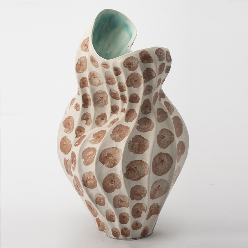 Gaoliang Ceramic Vases Nordic Unique Irregular ShapePottery OEM/ODM (CML471)