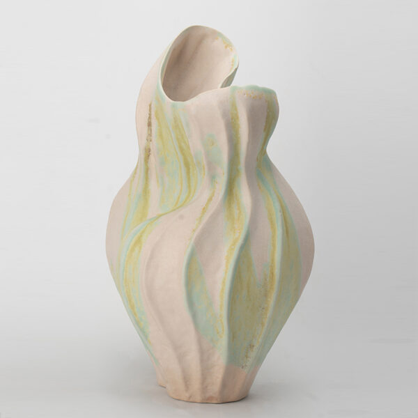 Gaoliang Ceramic Vases Nordic Unique Irregular Shape Ornament OEM/ODM (CML475)