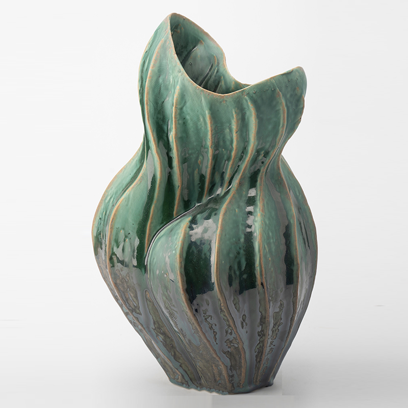 Gaoliang Ceramic Vases Nordic Unique Irregular Shape Decoration OEM/ODM (CML479)