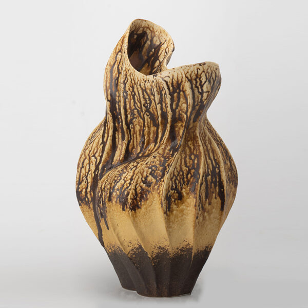 Gaoliang Ceramic Vases Nordic Unique Irregular Shape Accessories OEM/ODM (CML481)