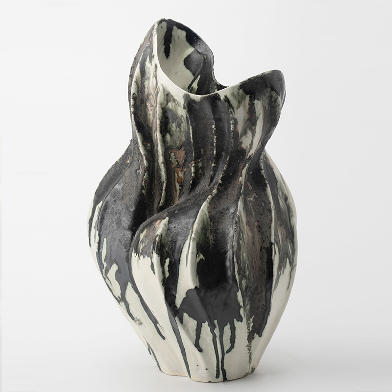 Gaoliang Ceramic Vases Modern Art Geometric Abstract Decoration OEM/ODM (CML488)
