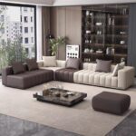 Gaoliang Couch Sofas L Shape Modern Leather Sofa OEM/ODM (SF46)
