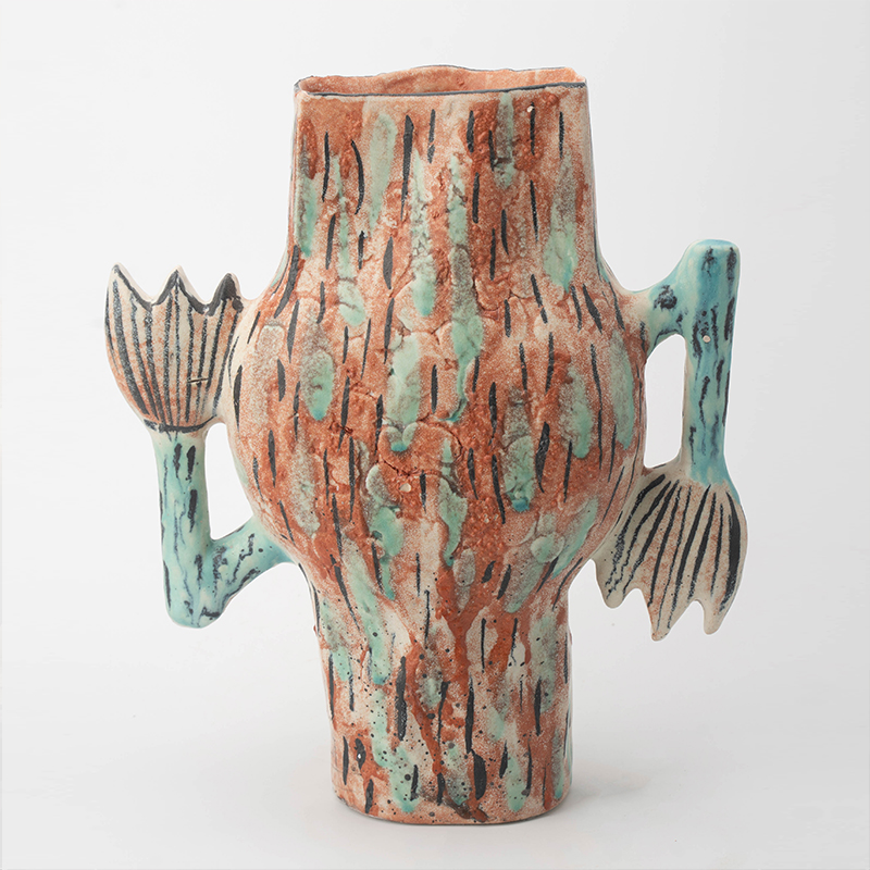 Gaoliang Ceramic Vase Art Geometric Ornament For Living RoomOEM/ODM (CML493)