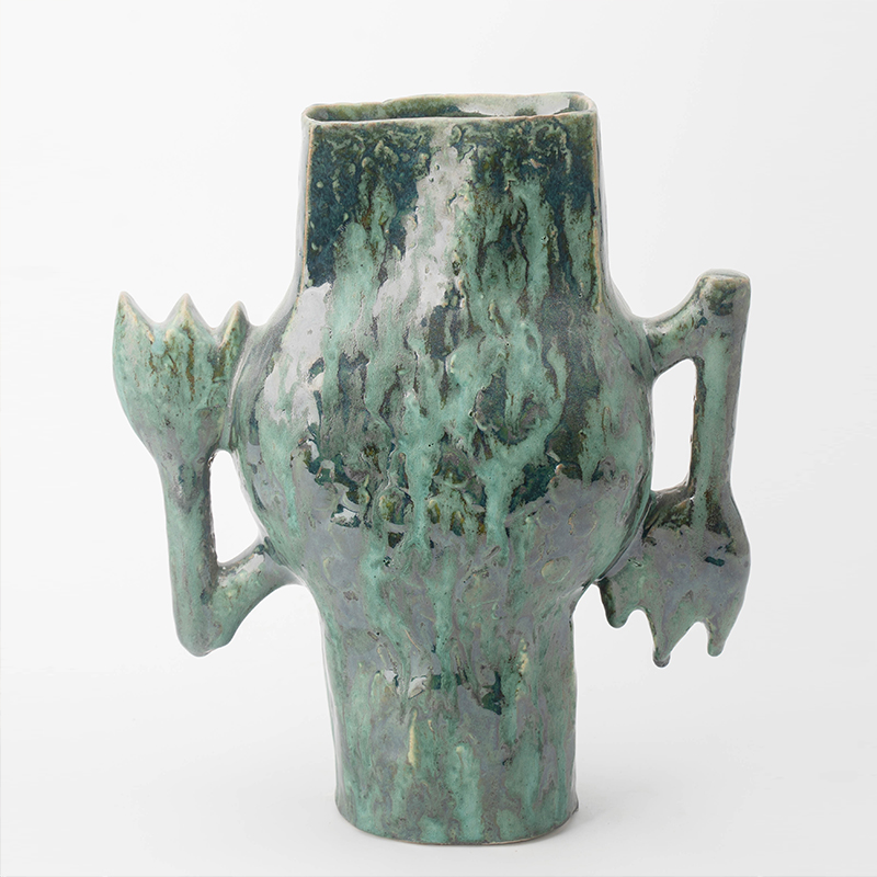 Gaoliang Ceramic Vase Art Geometric Decoration For Living Room OEM/ODM (CML502)