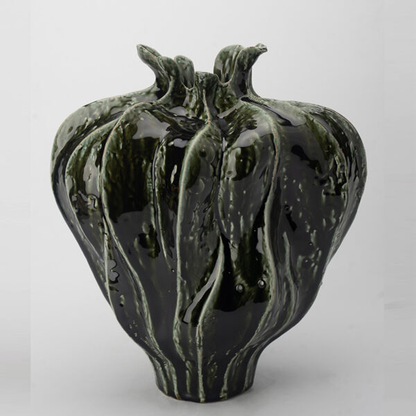 Gaoliang Ceramic Vases Irregular Shape Creative Pottery OEM/ODM (CML515)