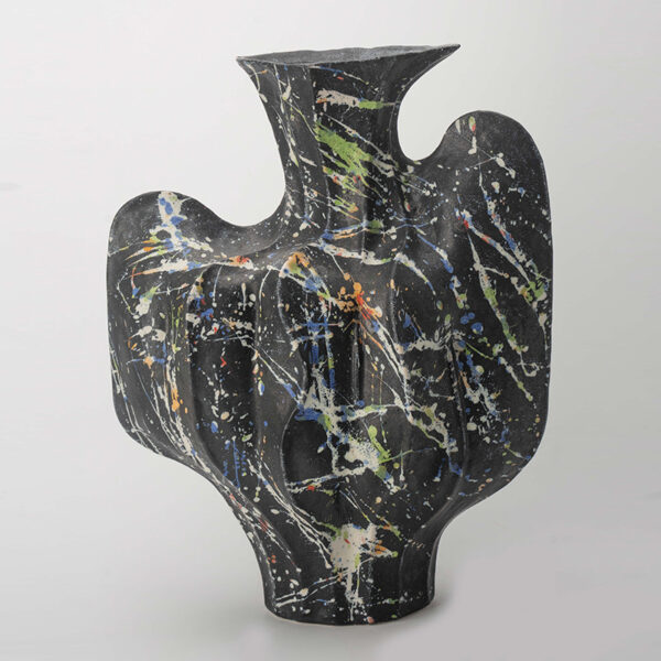 Gaoliang Ceramic Vases Art Geometric Irregular Shape Ornament OEM/ODM (CML550)