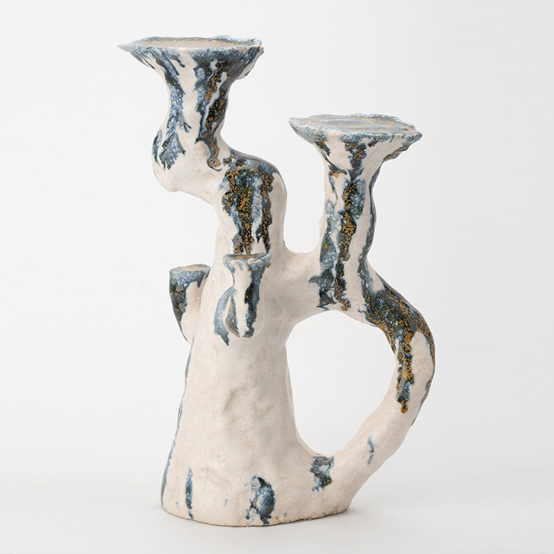 Gaoliang Ceramic Vases Modern Nordic Art Geometric Accessories For Interior OEM/ODM (CML612)