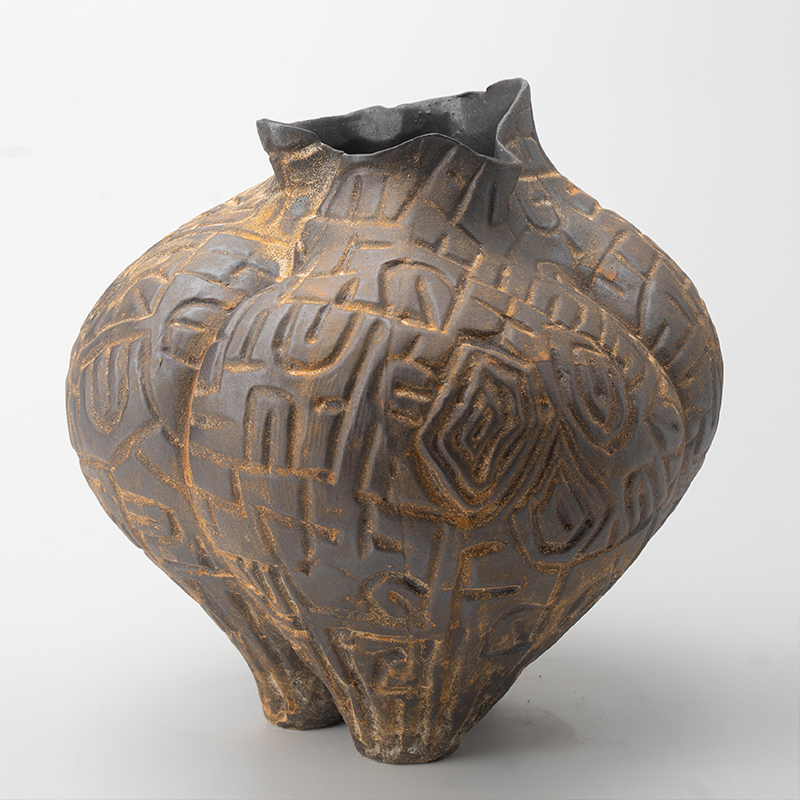 Gaoliang Ceramic Vases Simple Modern Creative Art Ornament For Interior OEM/ODM (CML647)