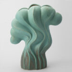 Gaoliang Ceramic Vases Modern Irregular Shape Ornament For Interior OEM/ODM (CML654)