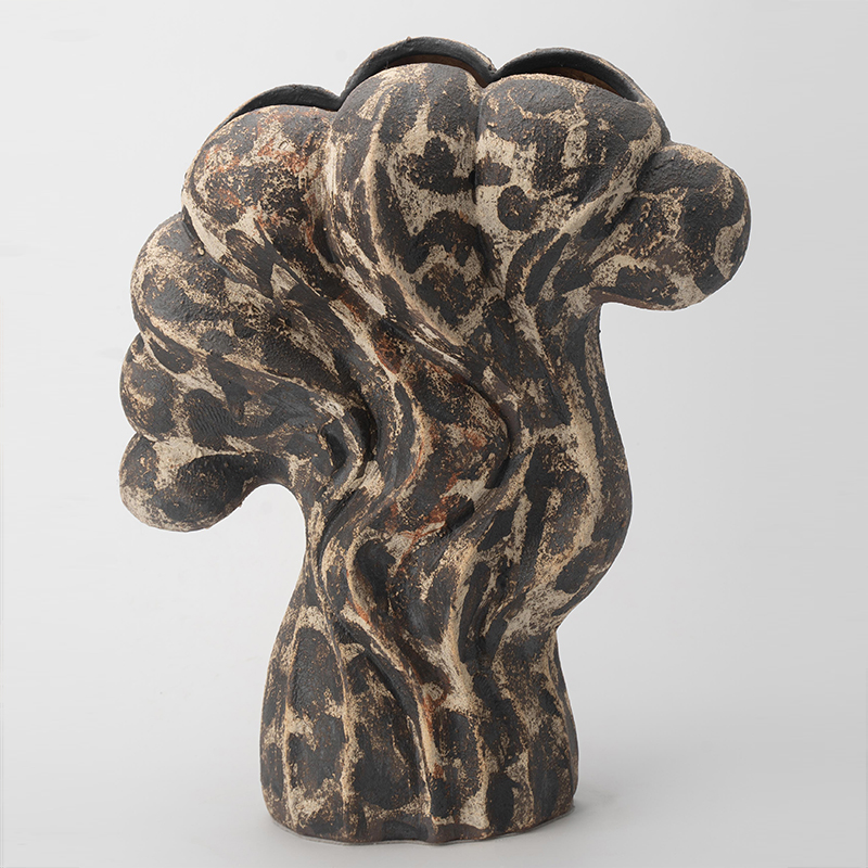 Gaoliang Ceramic Vases Modern Handmade Clay Decoration For Interior OEM/ODM (CML664)