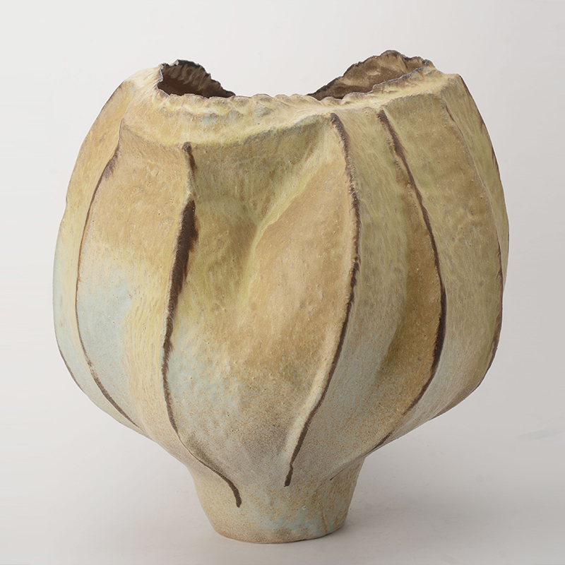 Gaoliang Ceramic Vases Abstract Unique Hand Painted Flower Vase OEM/ODM (CML698)