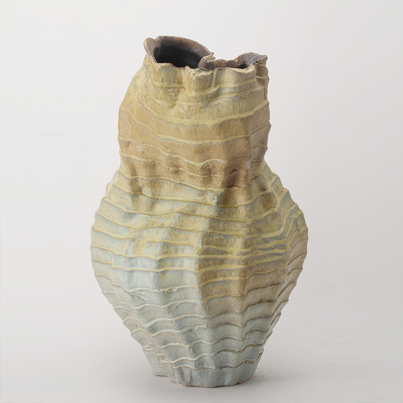 Gaoliang Ceramic Vases Abstract Irregular Shape Ornament OEM/ODM (CML735)